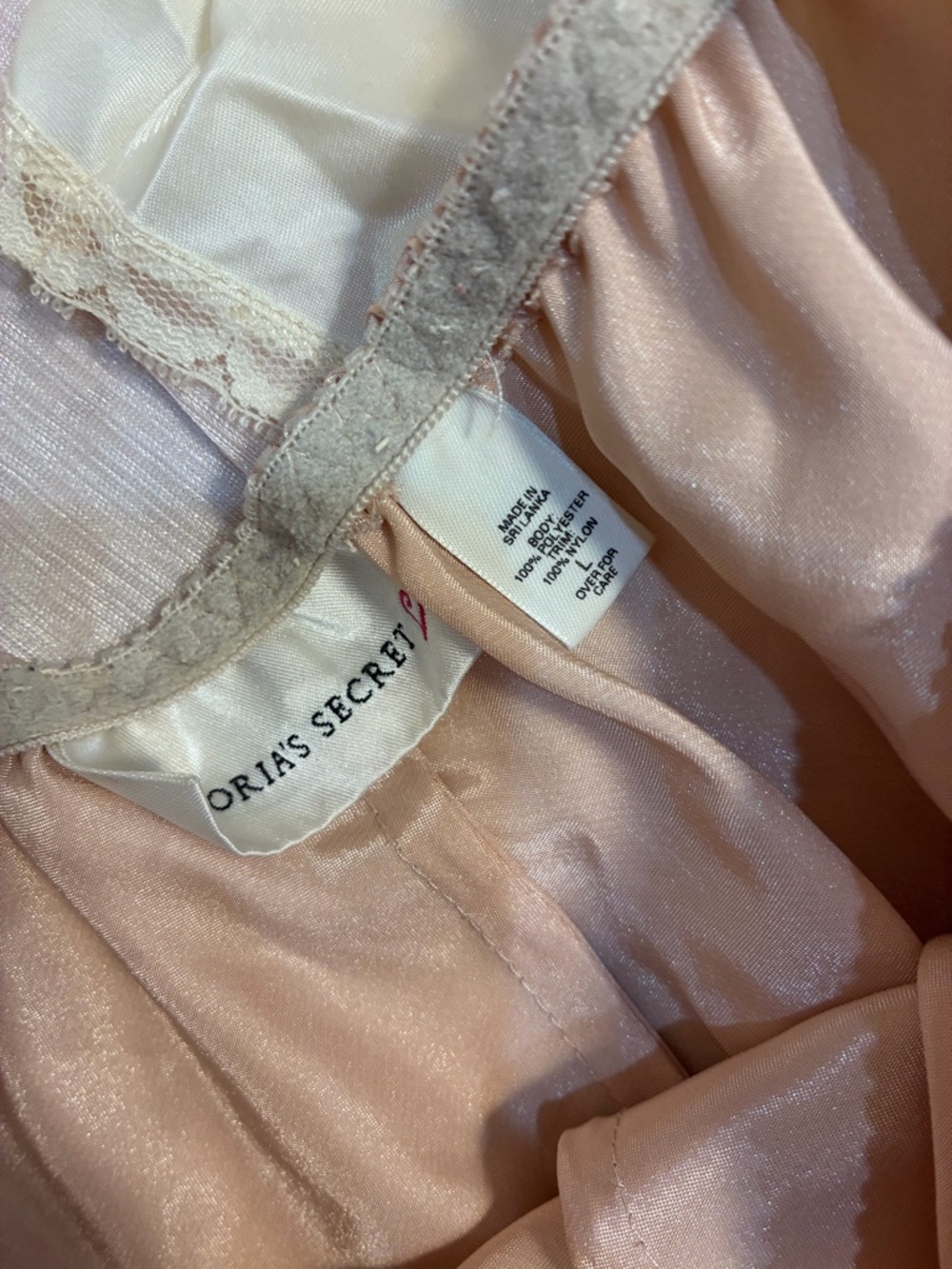 VTG Lingerie Victoria Secret Rikki Lot 3 Items Satin Lace Robe Camisole Shorts - Picture 9 of 14